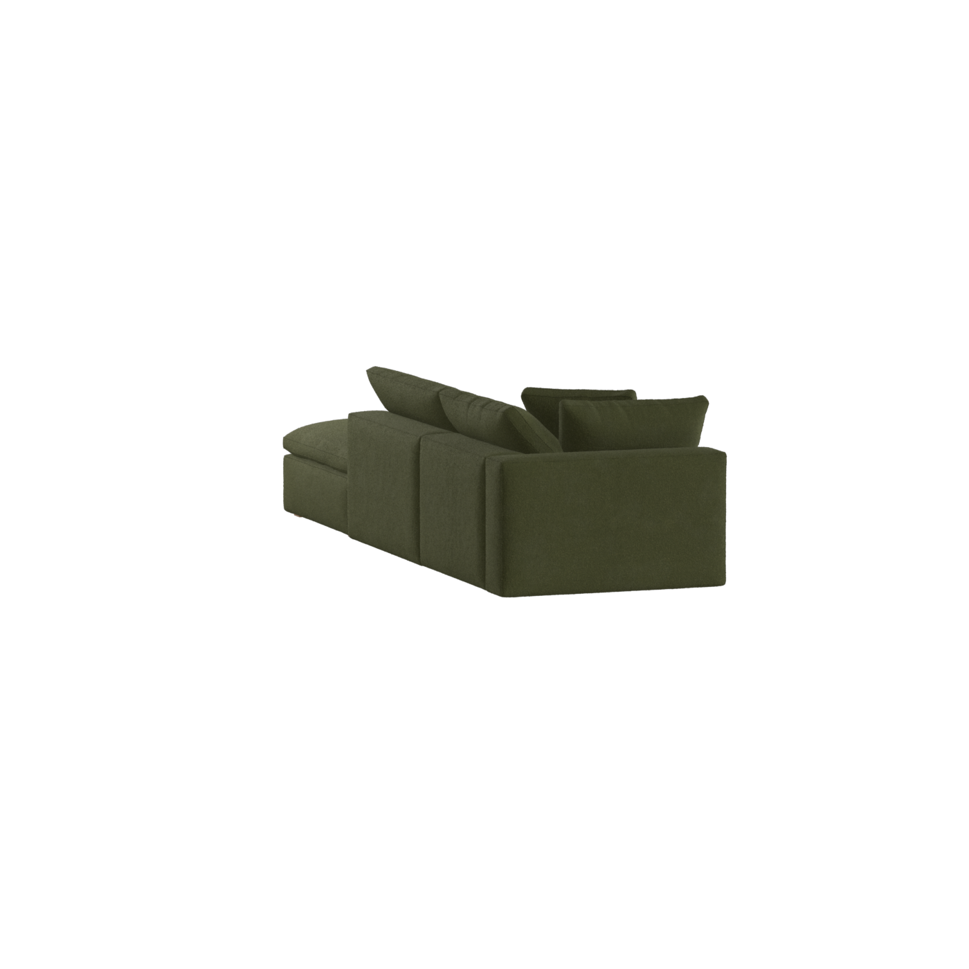 Ari modulares Ecksofa mit Sitzhocker