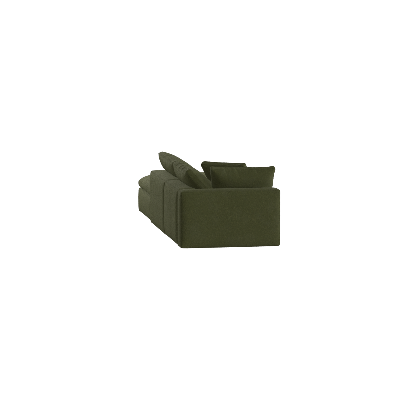 Ari modulares Ecksofa mit Sitzhocker