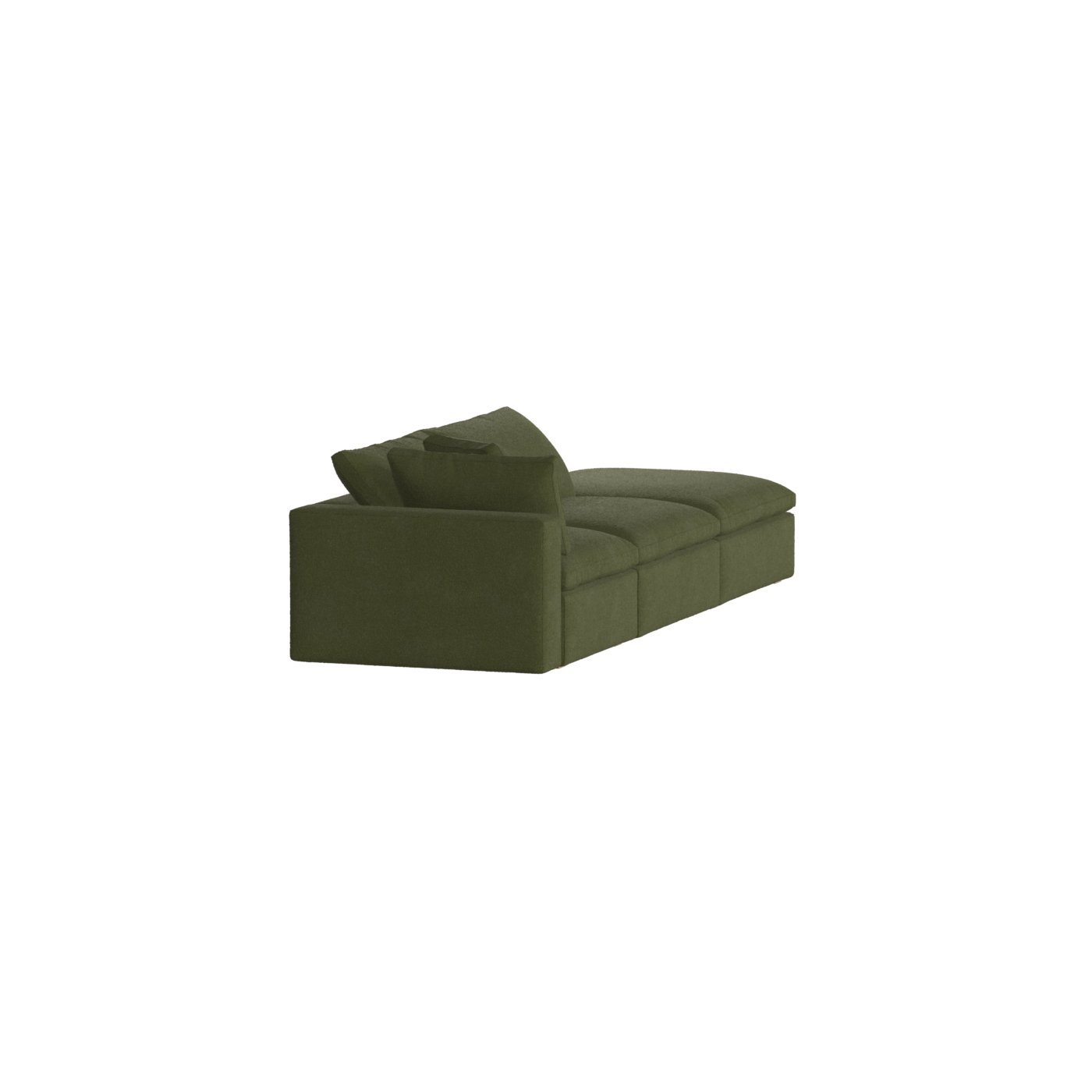 Ari modulares Ecksofa mit Sitzhocker