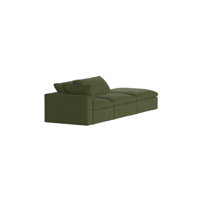 Ari modulares Ecksofa mit Sitzhocker