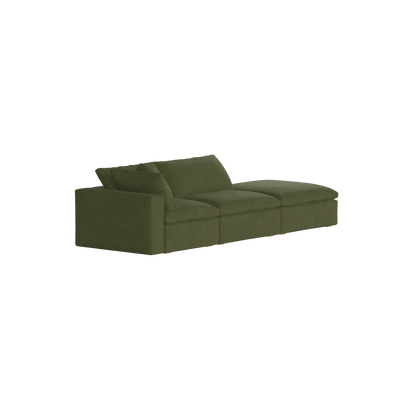 Ari modulares Ecksofa mit Sitzhocker
