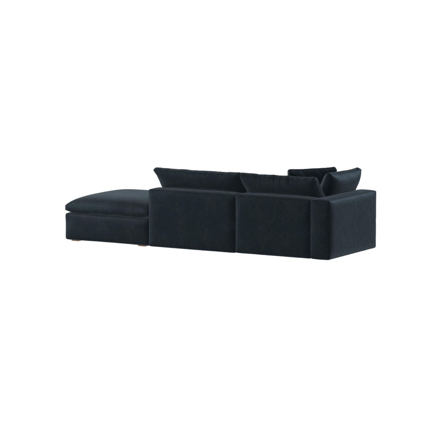 Ari modular corner Sofa with pouffe - Wide fabric range