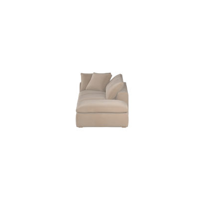 Ari modulares Ecksofa mit Sitzhocker