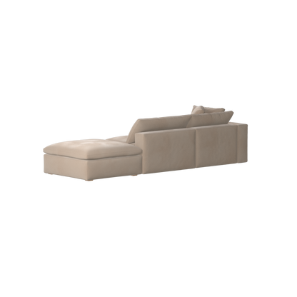 Ari modulares Ecksofa mit Sitzhocker