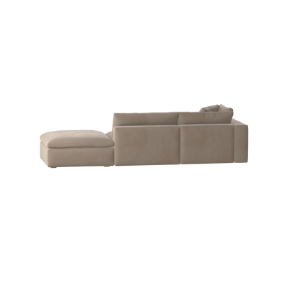 Ari modulares Ecksofa mit Sitzhocker