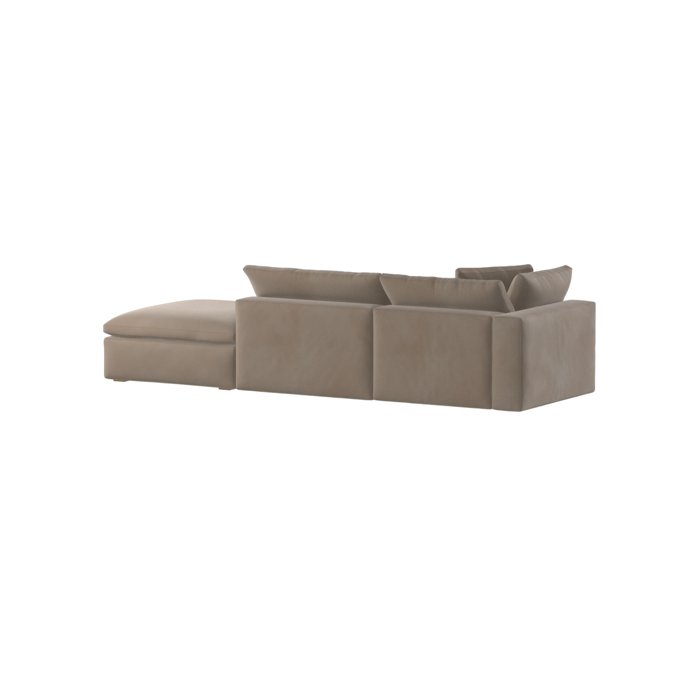 Ari modulares Ecksofa mit Sitzhocker
