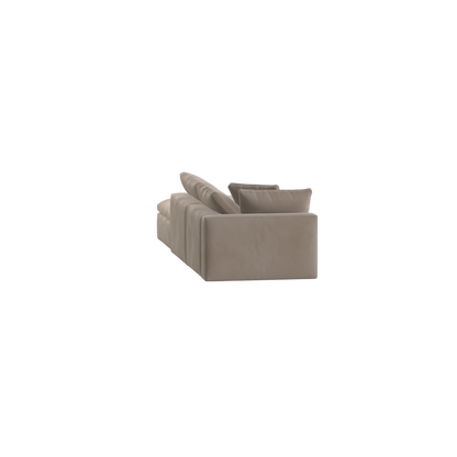 Ari modulares Ecksofa mit Sitzhocker