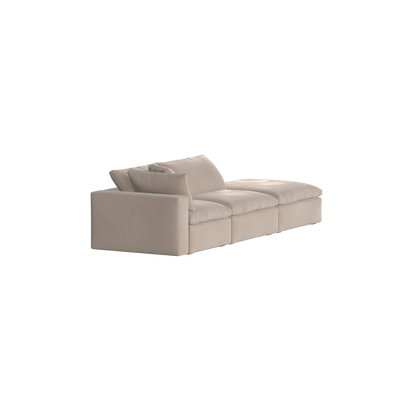 Ari modulares Ecksofa mit Sitzhocker