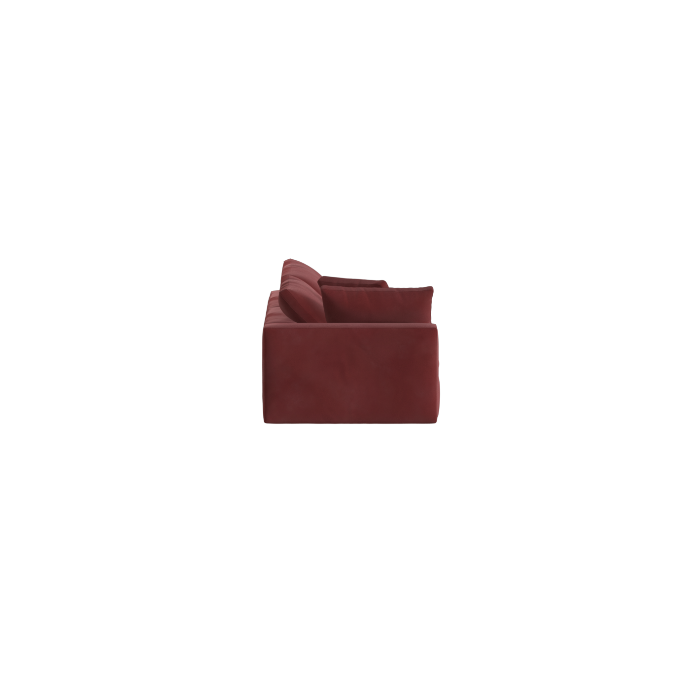 Canapé d'angle modulable Ari avec pouf - Large choix de tissus