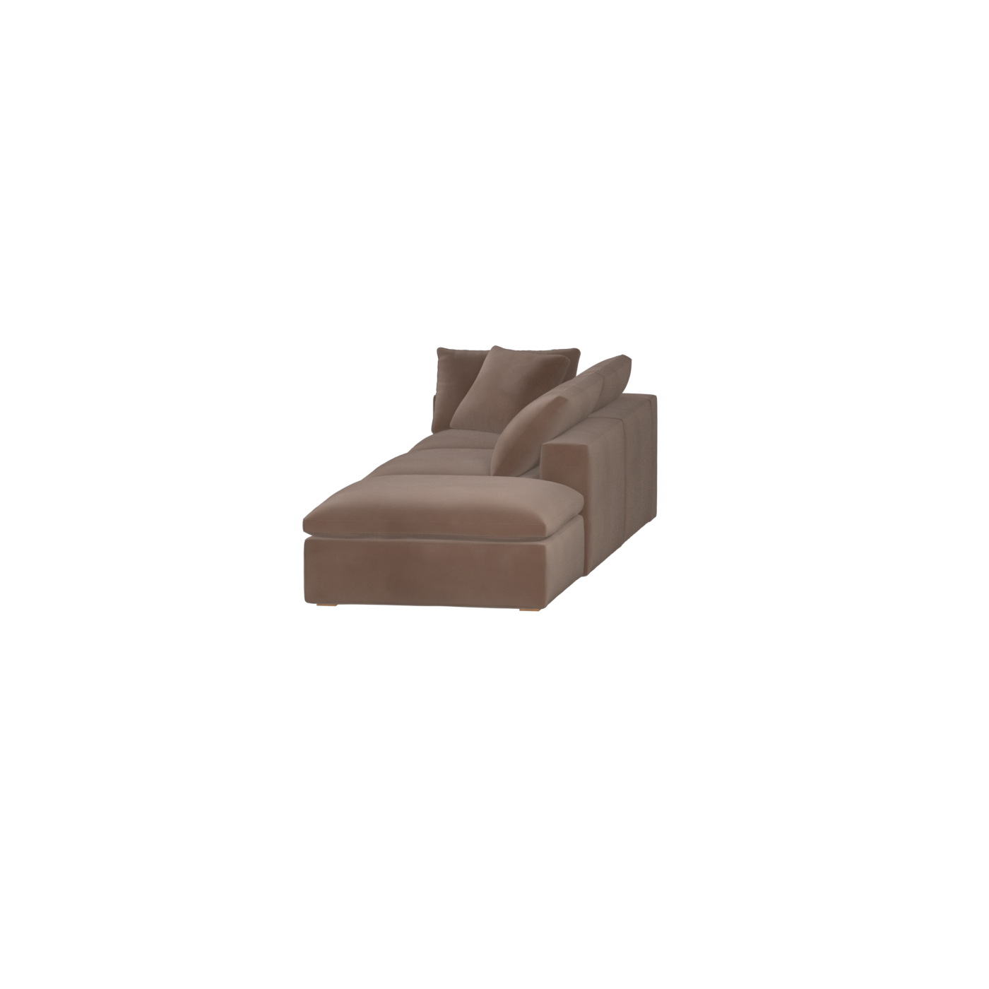 Ari modulares Ecksofa mit Sitzhocker