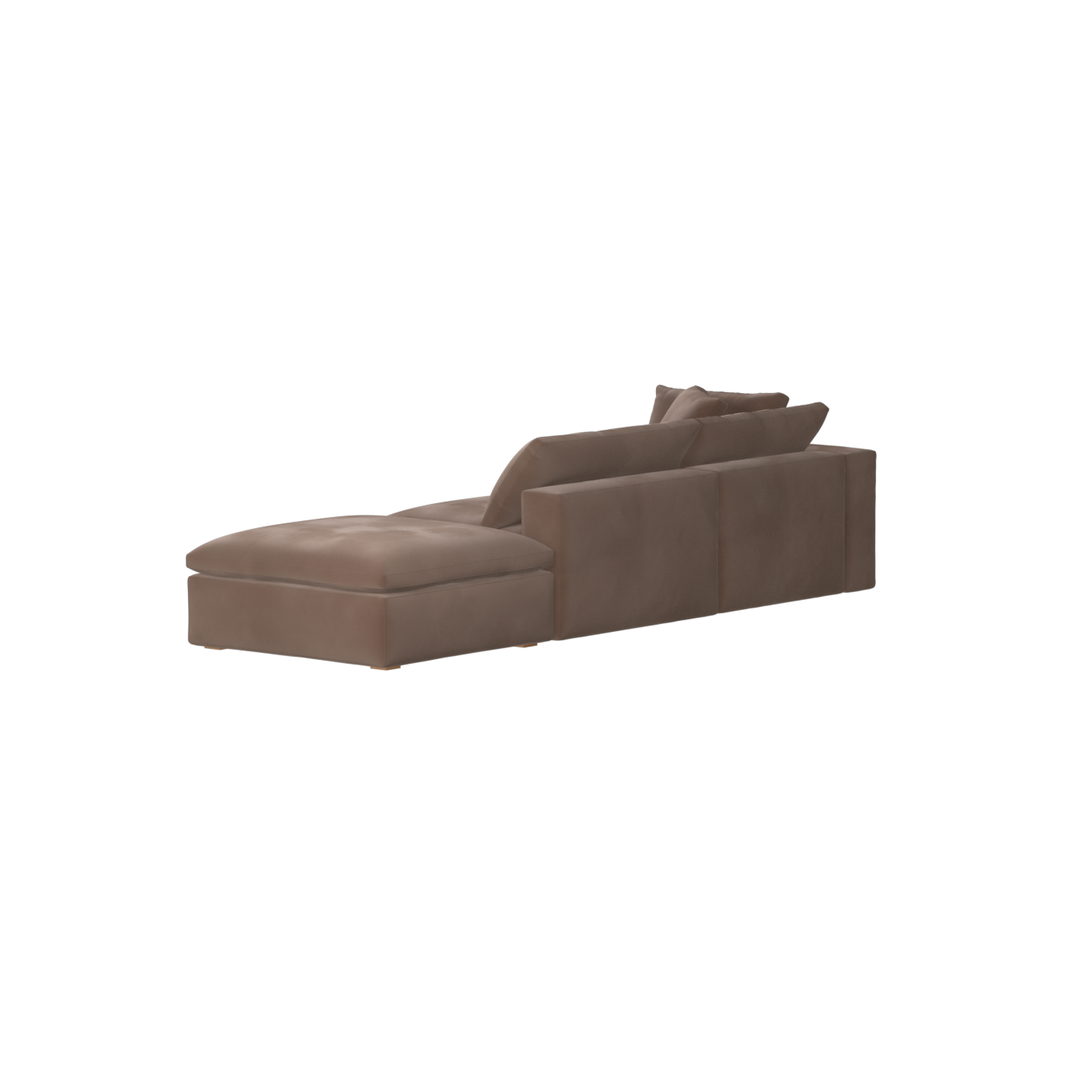 Ari modulares Ecksofa mit Sitzhocker