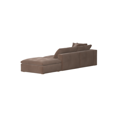 Ari modulares Ecksofa mit Sitzhocker