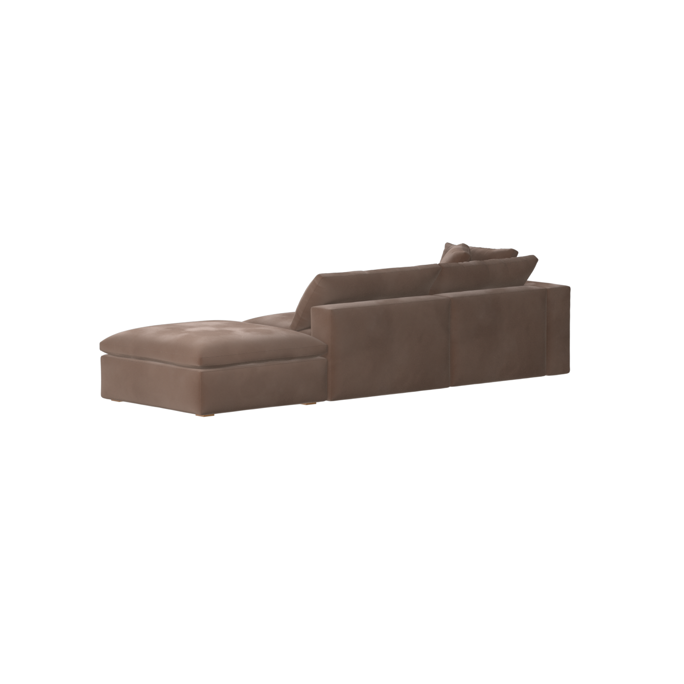 Ari modulares Ecksofa mit Sitzhocker