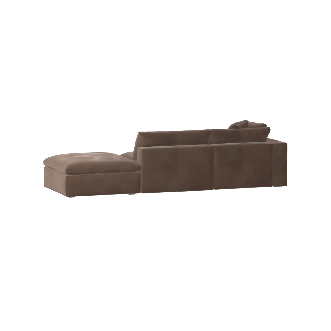 Ari modulares Ecksofa mit Sitzhocker