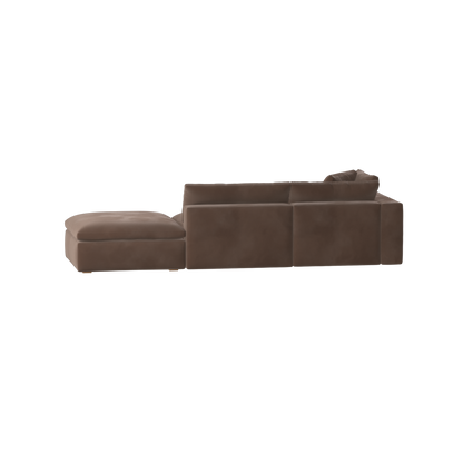 Ari modulares Ecksofa mit Sitzhocker