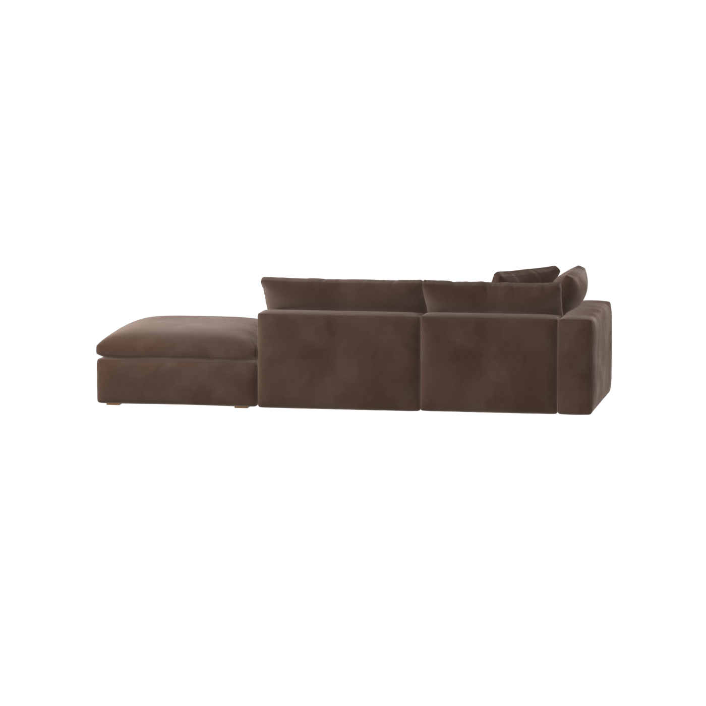 Ari modulares Ecksofa mit Sitzhocker