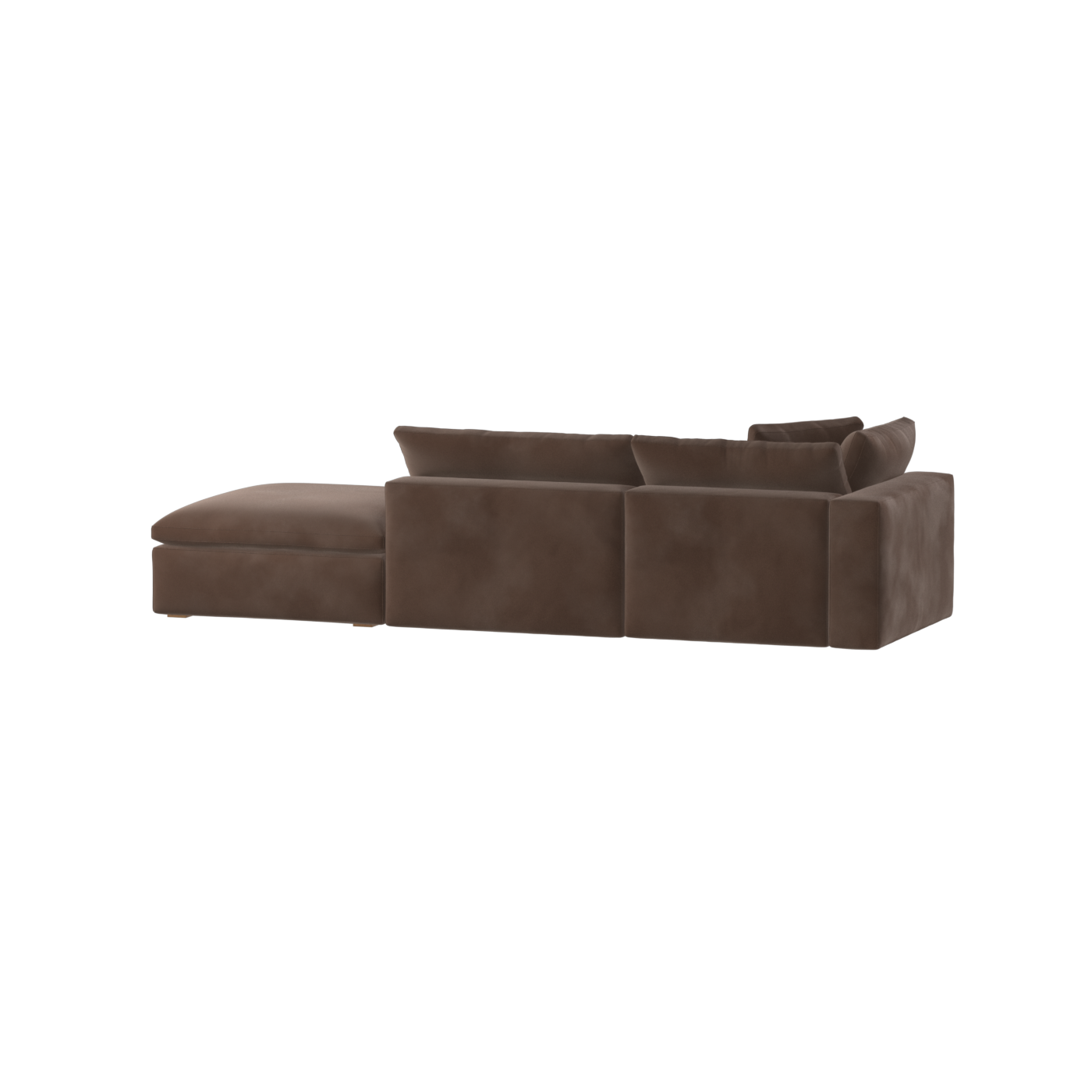 Ari modulares Ecksofa mit Sitzhocker