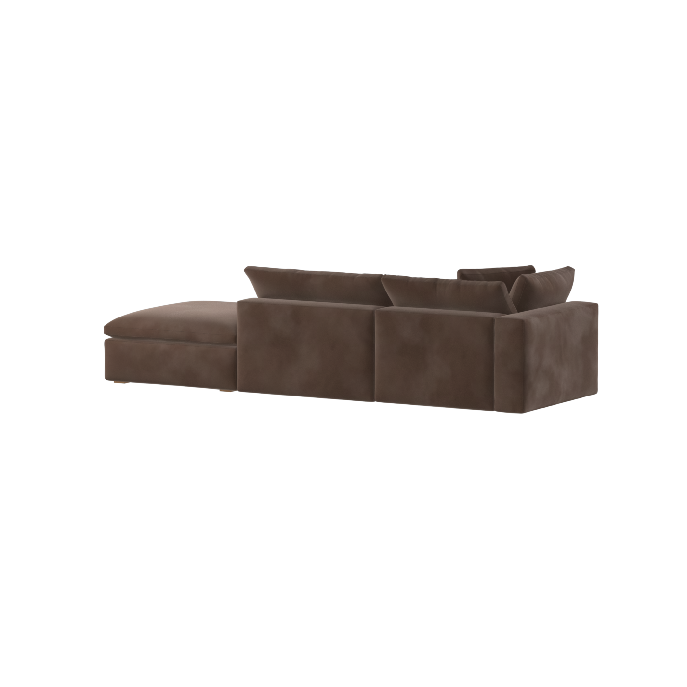 Ari modulares Ecksofa mit Sitzhocker