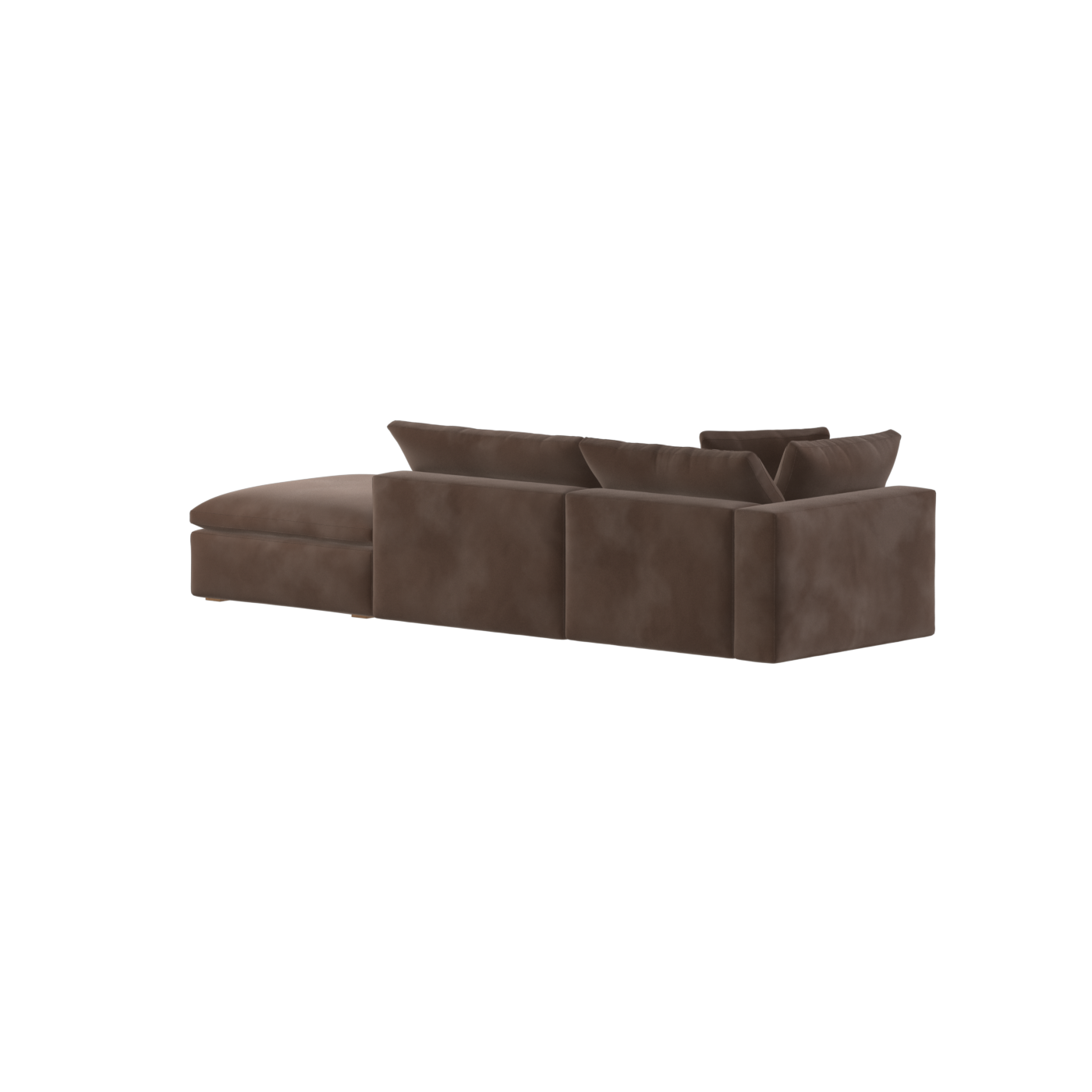 Ari modulares Ecksofa mit Sitzhocker