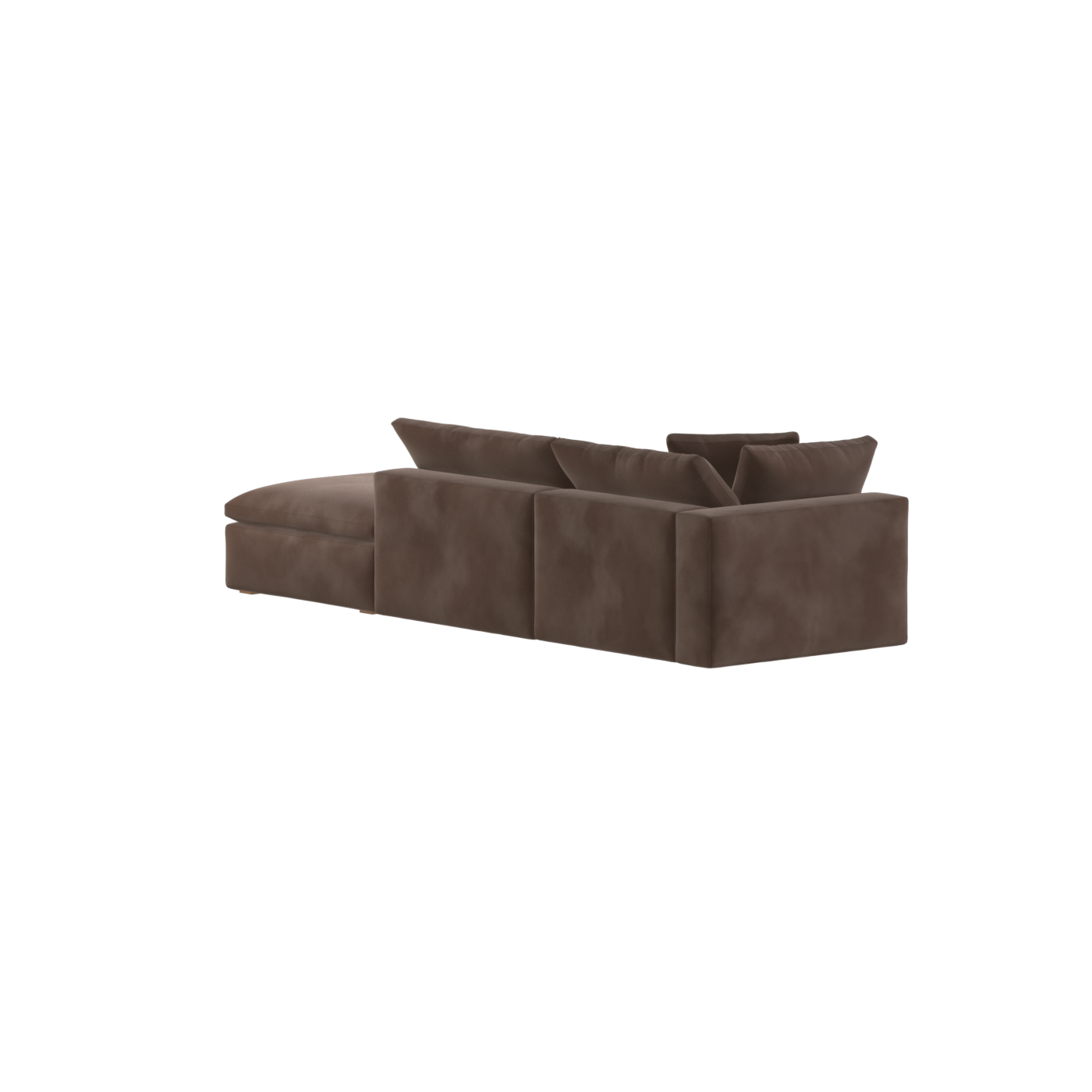 Ari modulares Ecksofa mit Sitzhocker