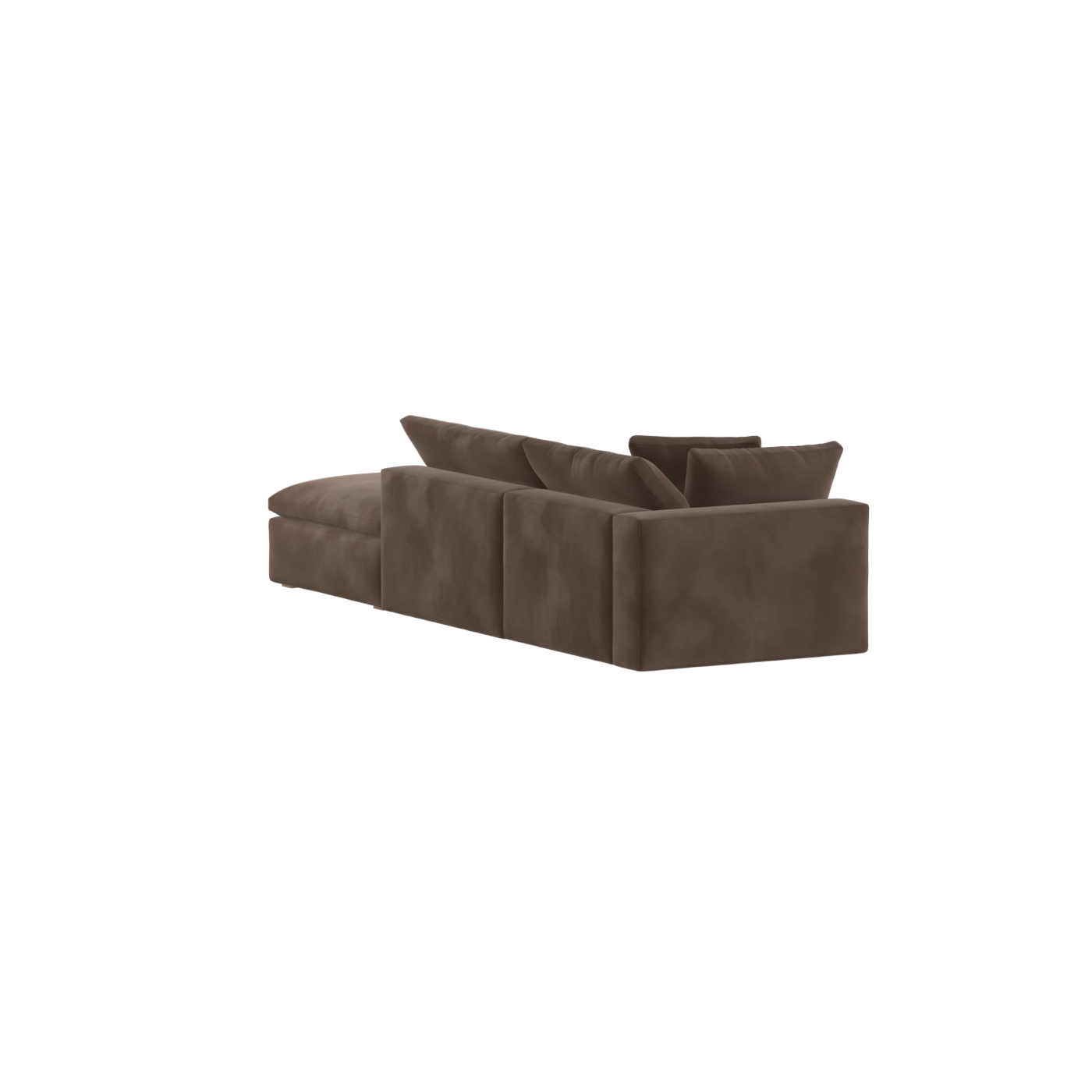 Ari modulares Ecksofa mit Sitzhocker