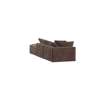 Ari modulares Ecksofa mit Sitzhocker