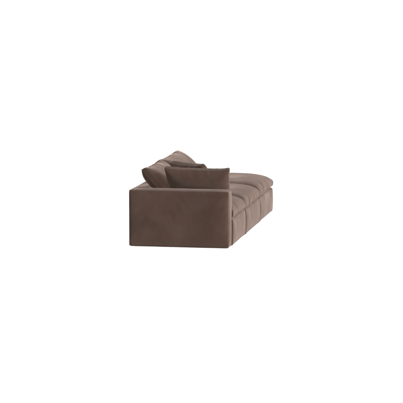Ari modulares Ecksofa mit Sitzhocker
