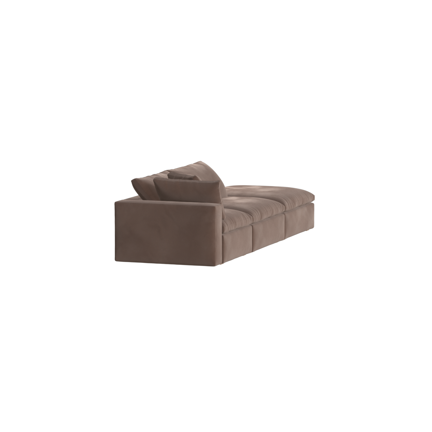 Ari modulares Ecksofa mit Sitzhocker