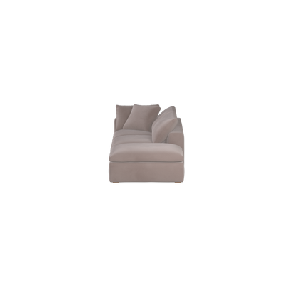 Ari modulares Ecksofa mit Sitzhocker
