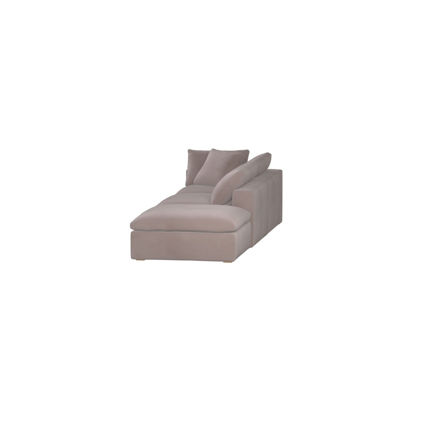 Ari modulares Ecksofa mit Sitzhocker