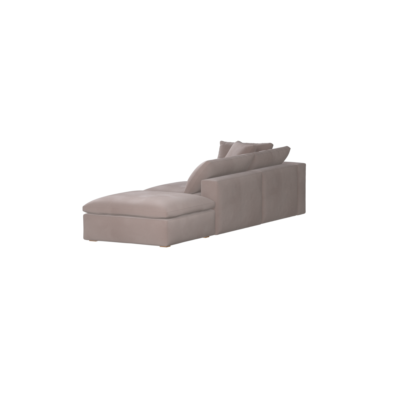 Ari modulares Ecksofa mit Sitzhocker