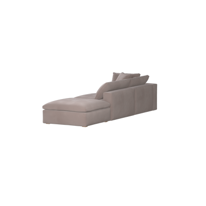 Ari modulares Ecksofa mit Sitzhocker