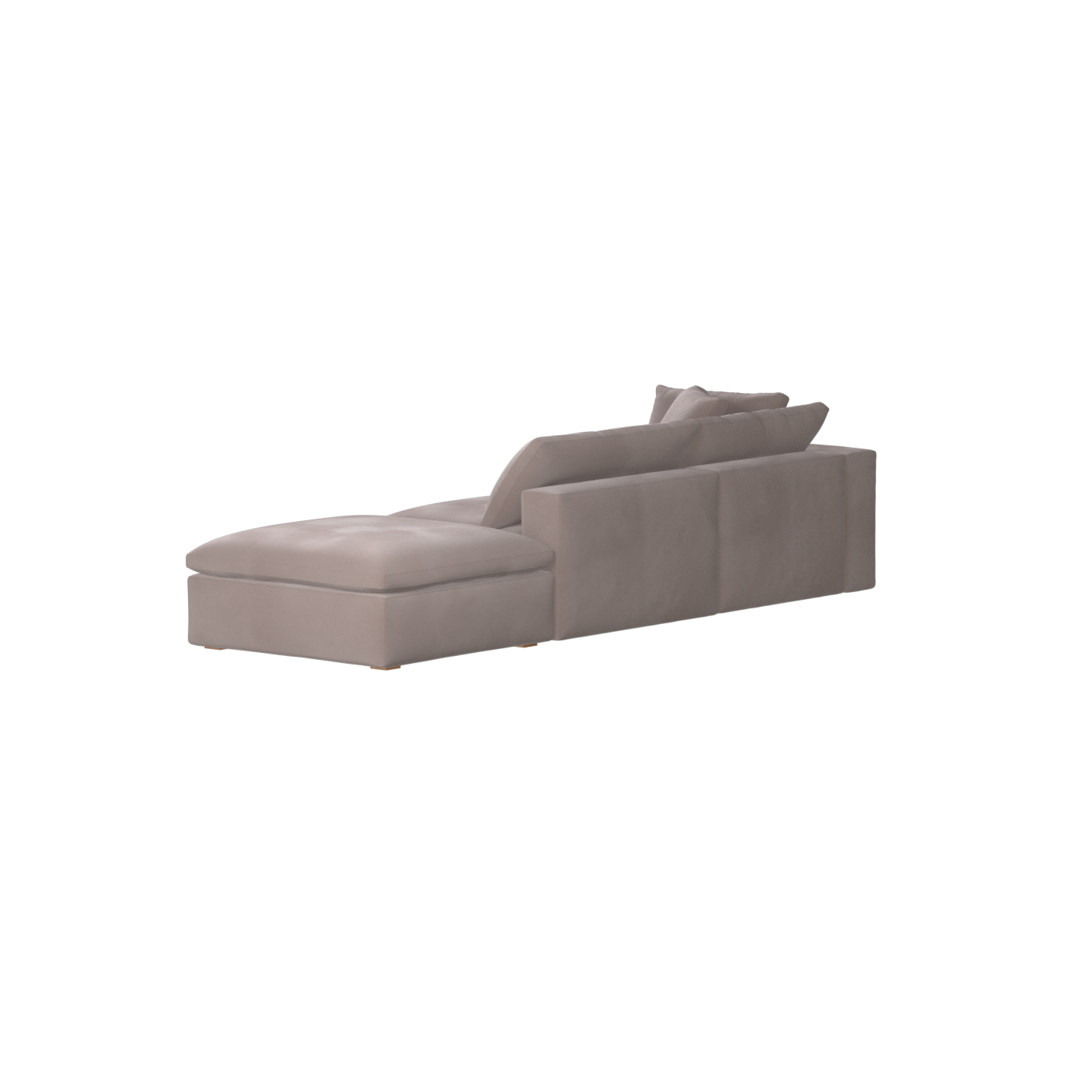 Ari modulares Ecksofa mit Sitzhocker