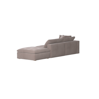 Ari modulares Ecksofa mit Sitzhocker