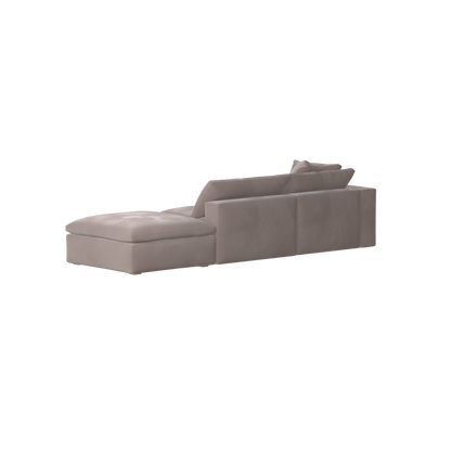 Ari modulares Ecksofa mit Sitzhocker