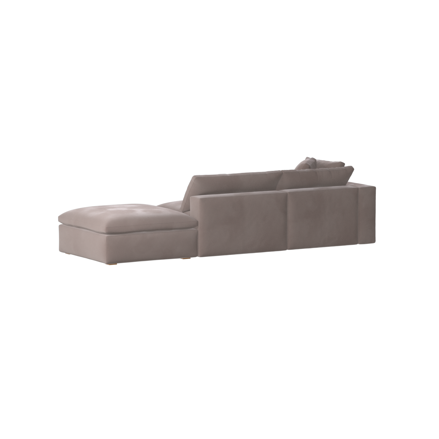 Ari modulares Ecksofa mit Sitzhocker