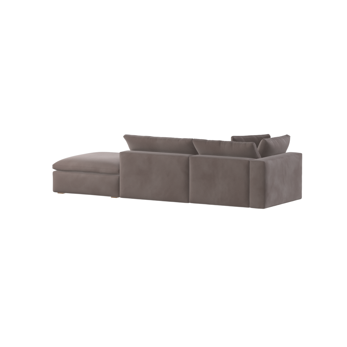 Ari modulares Ecksofa mit Sitzhocker