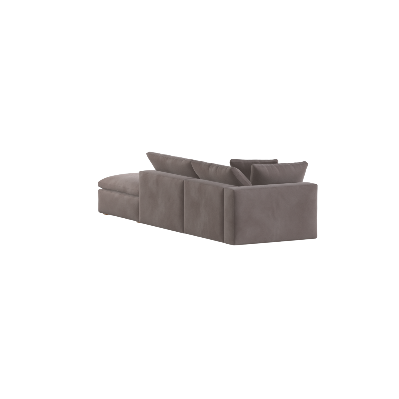 Ari modulares Ecksofa mit Sitzhocker