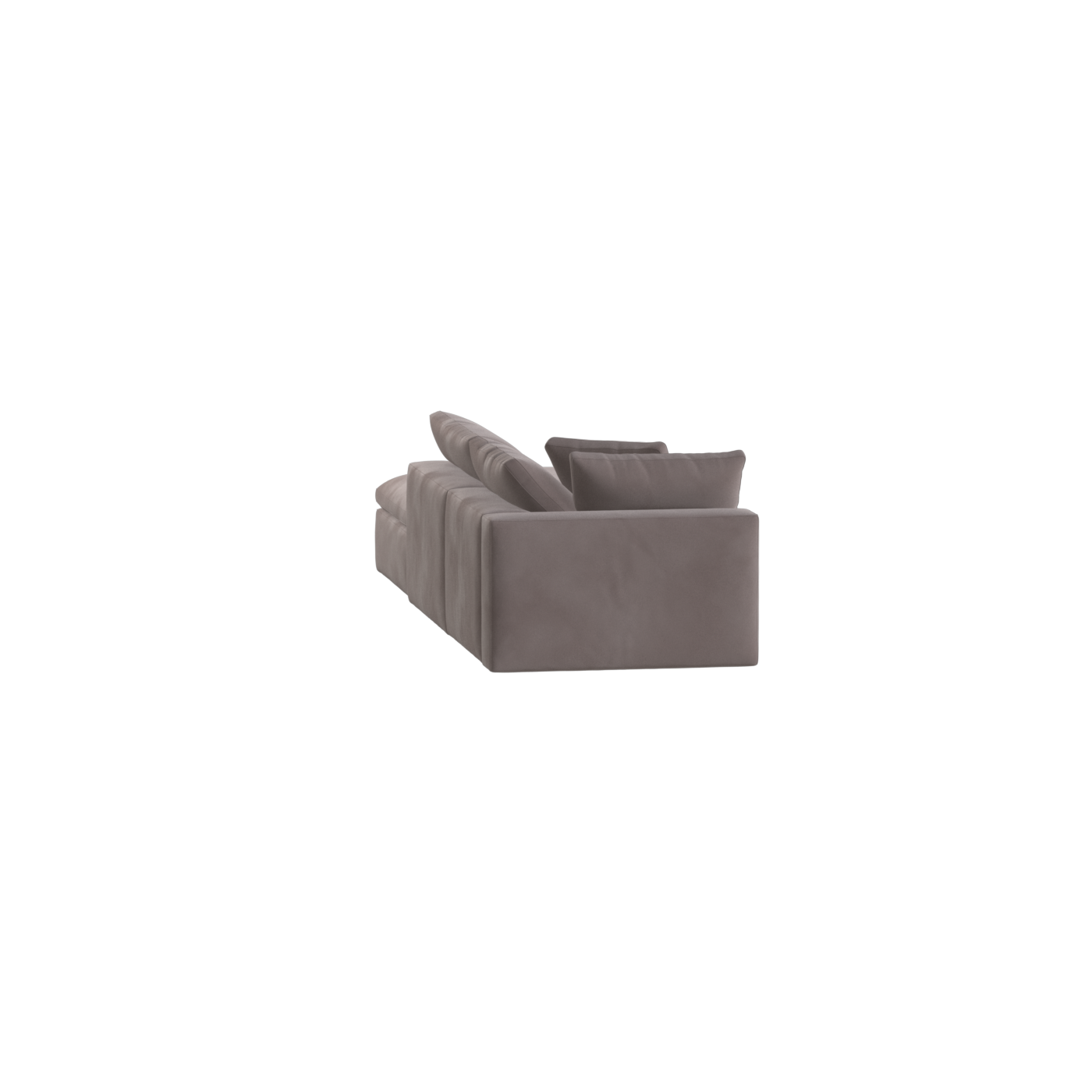 Ari modulares Ecksofa mit Sitzhocker