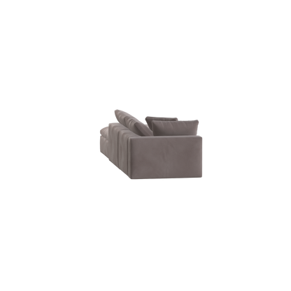 Ari modulares Ecksofa mit Sitzhocker