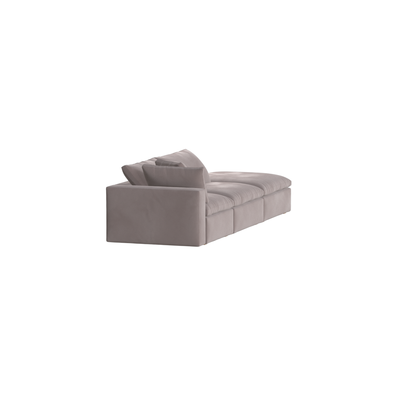 Ari modulares Ecksofa mit Sitzhocker