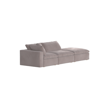 Ari modulares Ecksofa mit Sitzhocker