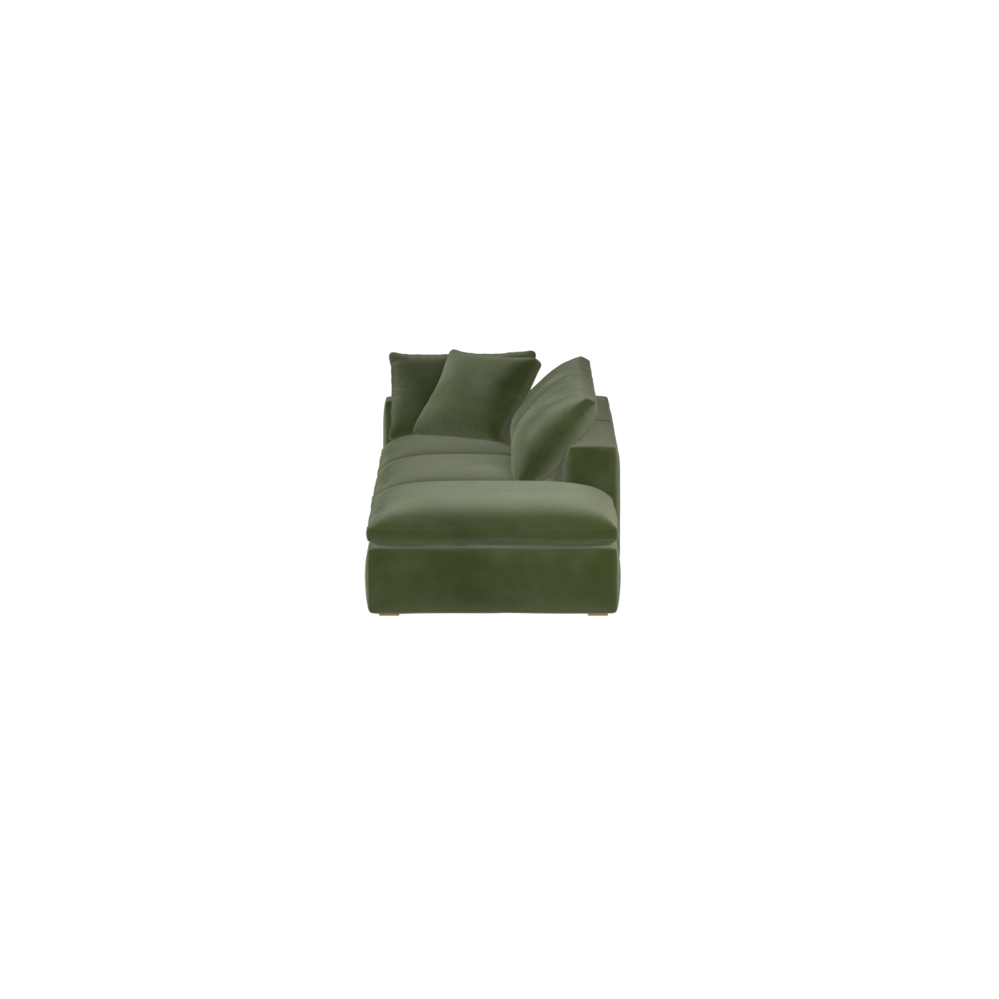 Ari modulares Ecksofa mit Sitzhocker