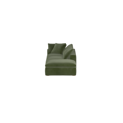 Ari modulares Ecksofa mit Sitzhocker