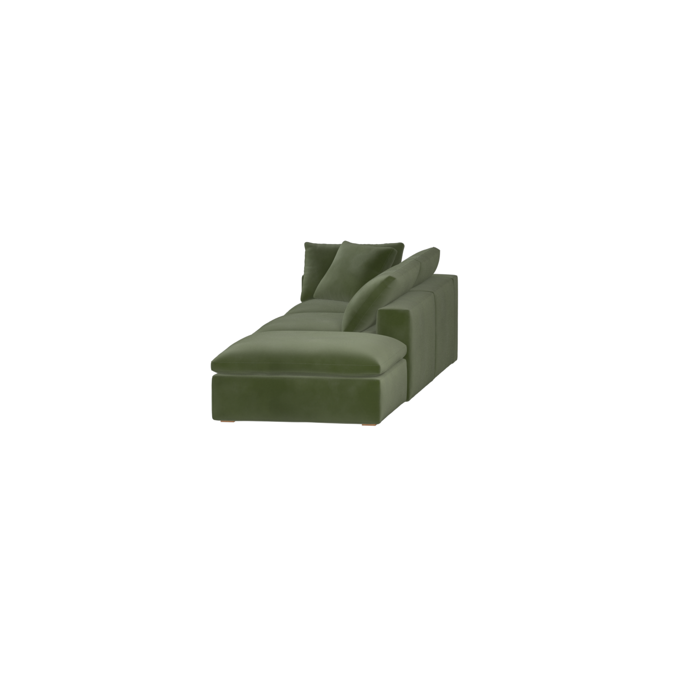 Ari modulares Ecksofa mit Sitzhocker