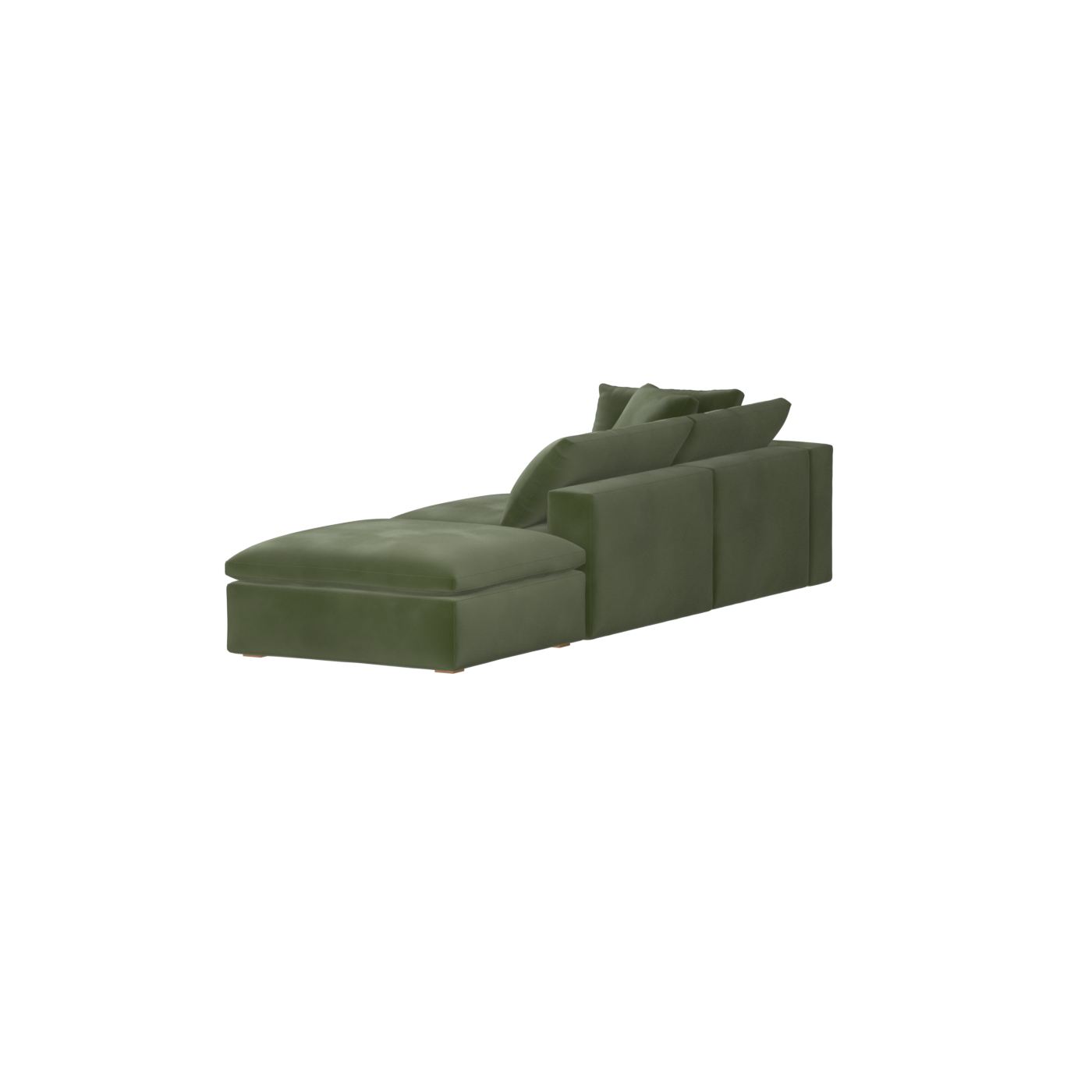 Ari modulares Ecksofa mit Sitzhocker