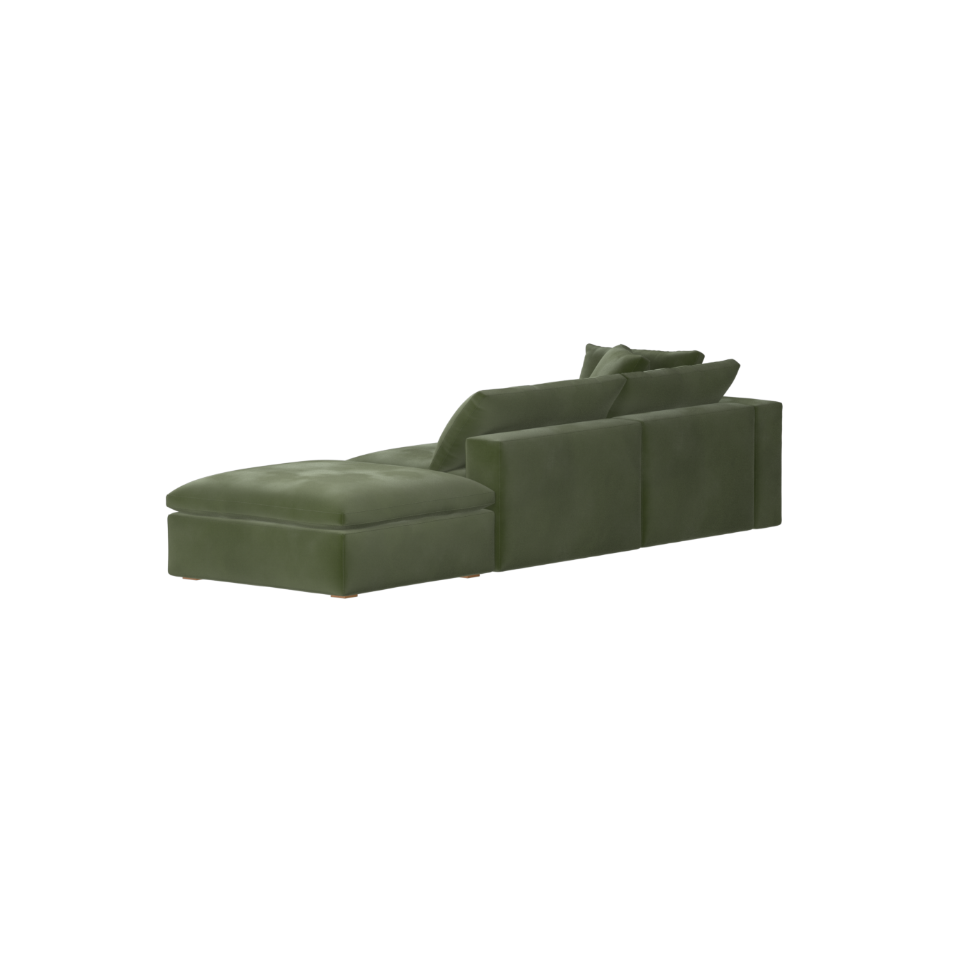 Ari modulares Ecksofa mit Sitzhocker