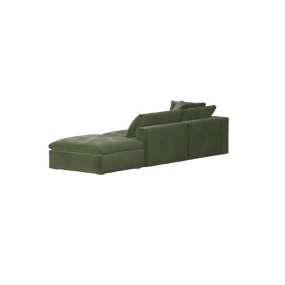 Ari modulares Ecksofa mit Sitzhocker