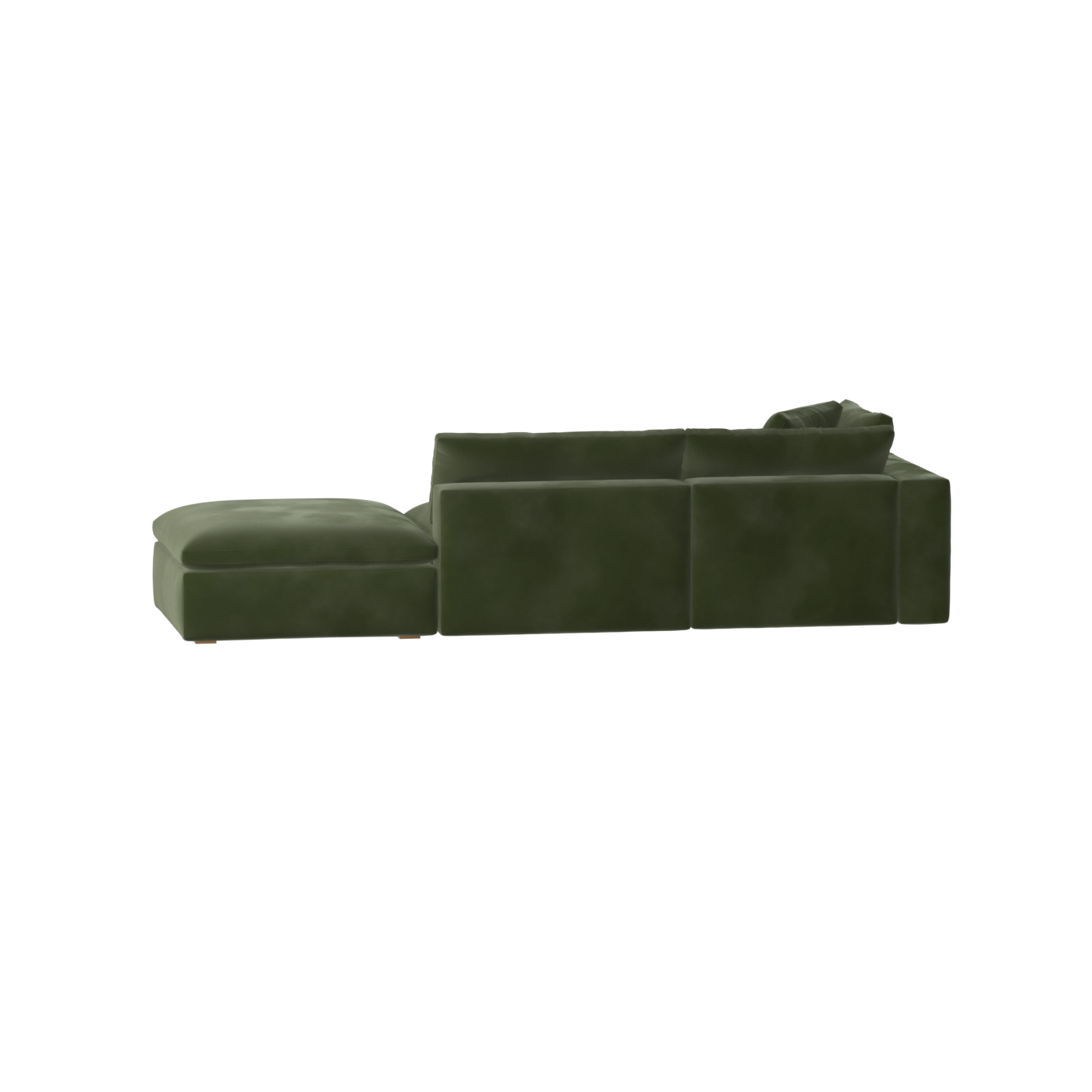 Ari modulares Ecksofa mit Sitzhocker