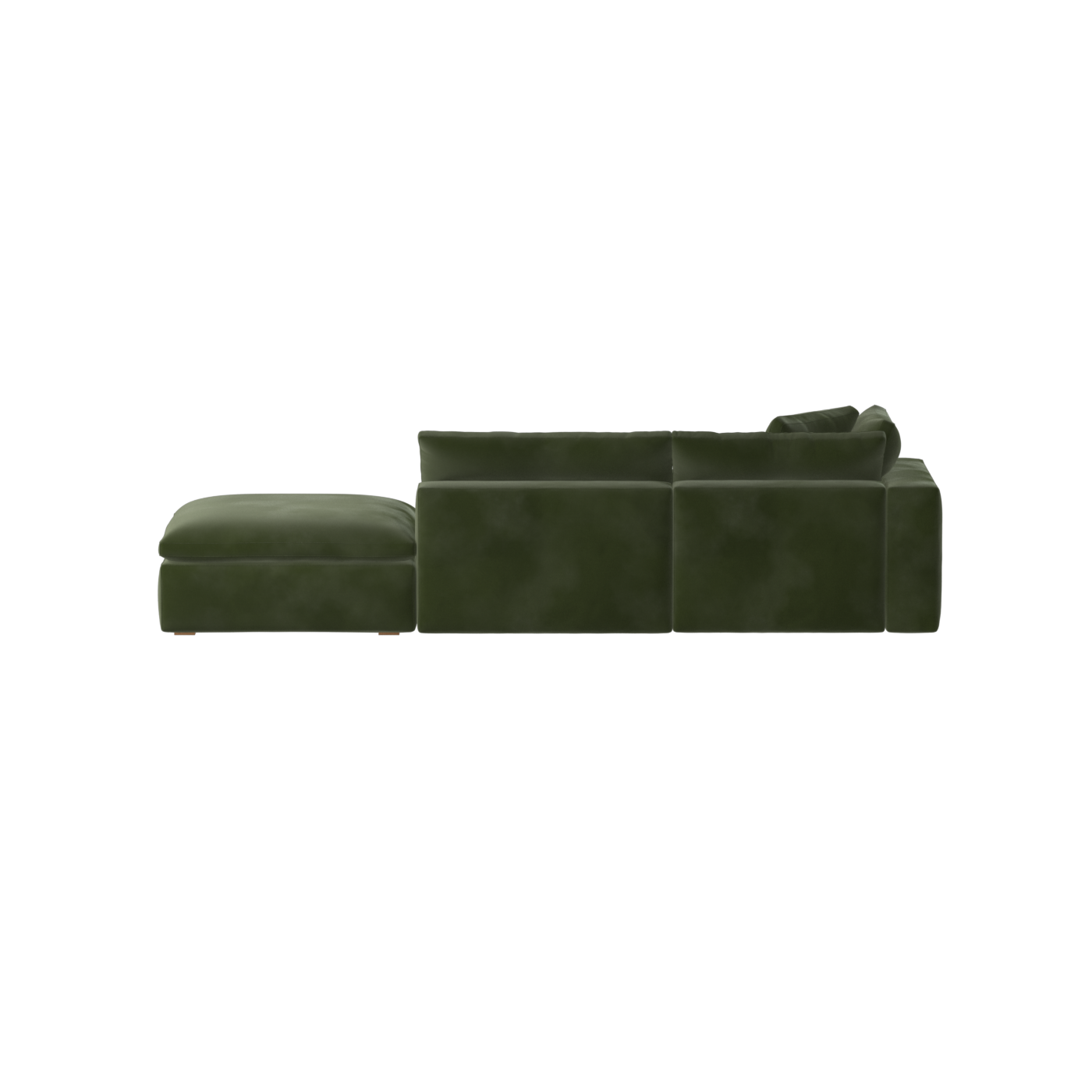 Ari modulares Ecksofa mit Sitzhocker